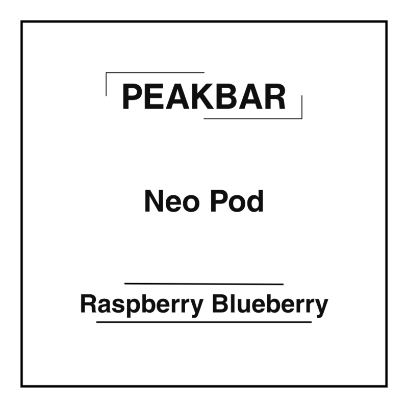 Peakbar Neo Pod Raspberry Blueberry