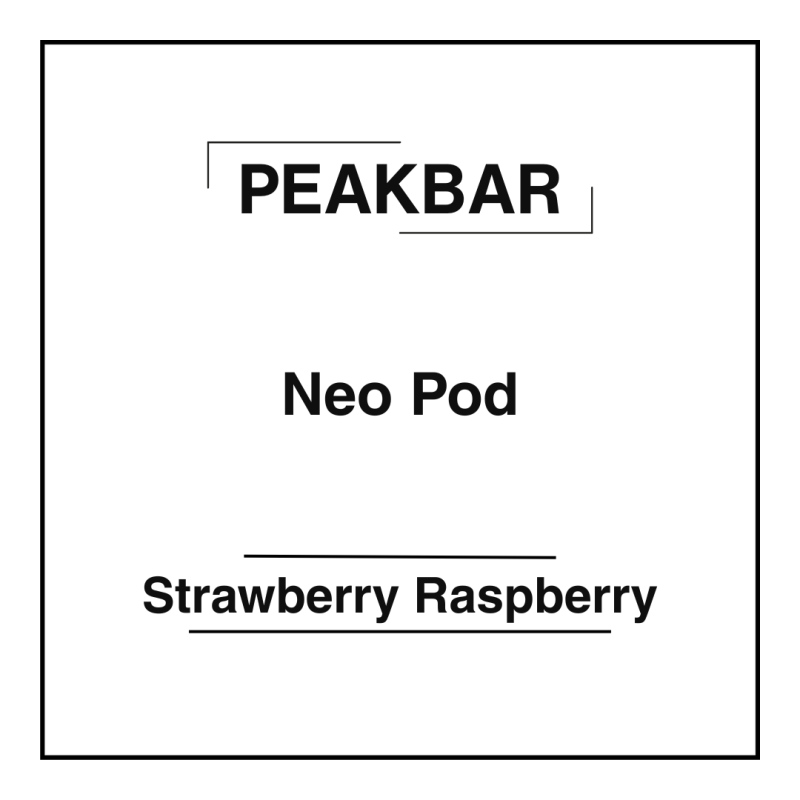 Peakbar Neo Pod Strawberry Raspberry