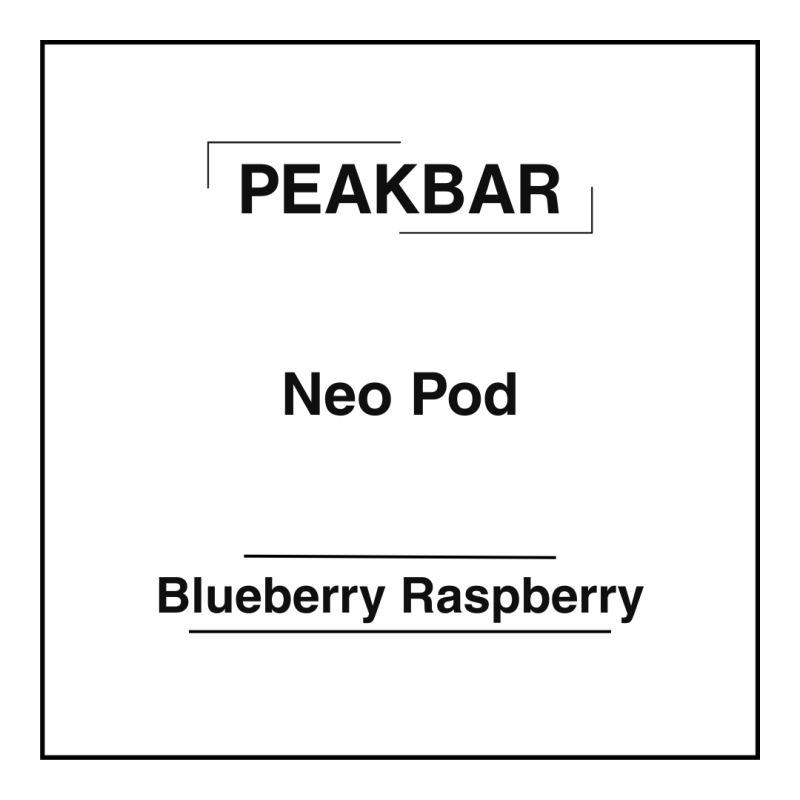 Peakbar Neo Pod Blueberry Raspberry