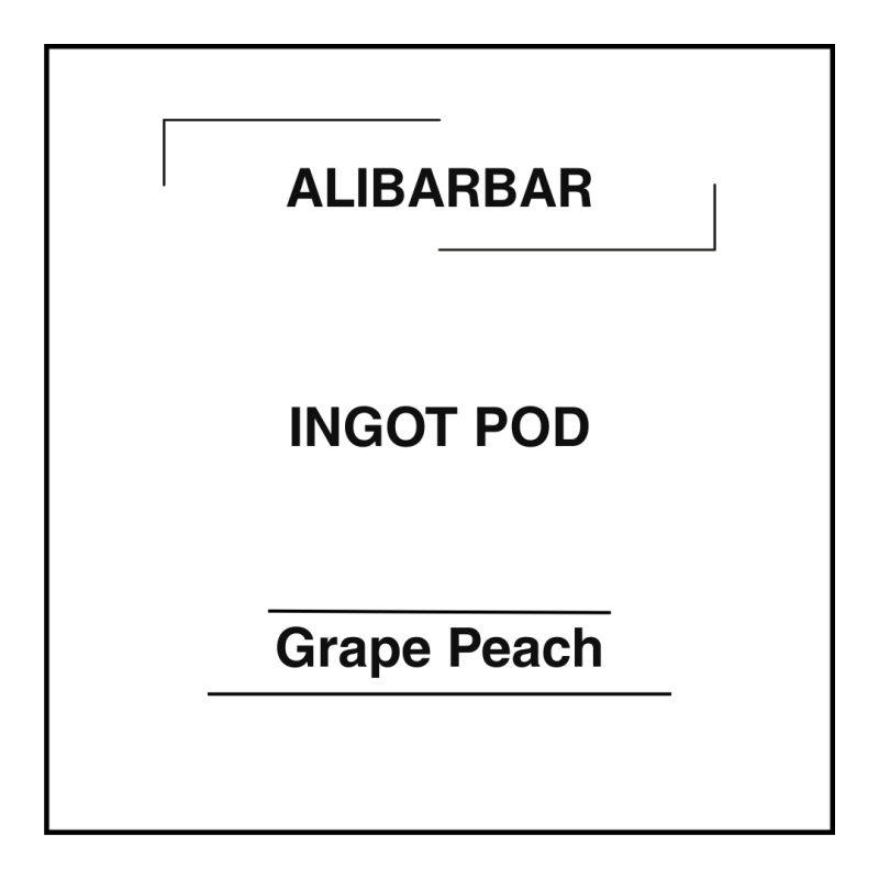 Alibarbar Ingot 15K Pod Grape Peach