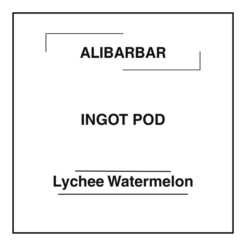 Alibarbar Ingot 15K Pod Lychee Watermelon