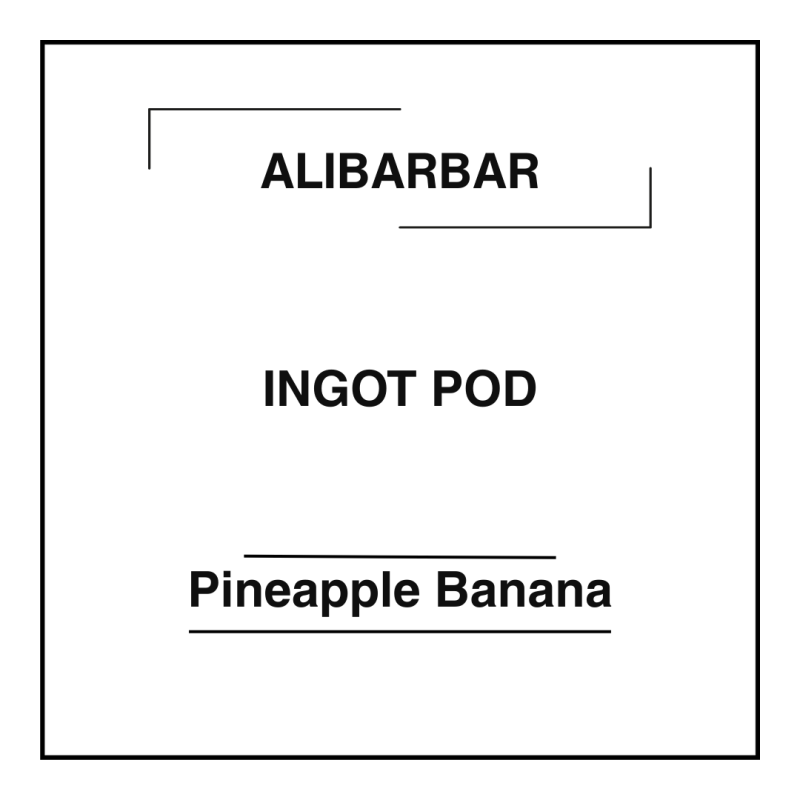 Alibarbar Ingot 15K Pod Pineapple Banana