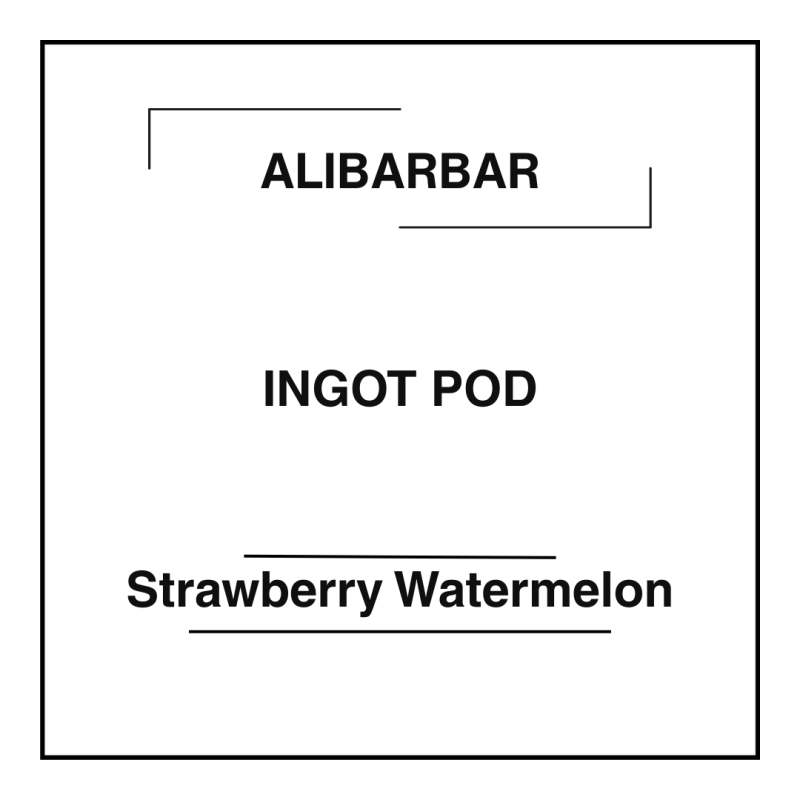 Alibarbar Ingot 15K Pod Strawberry Watermelon