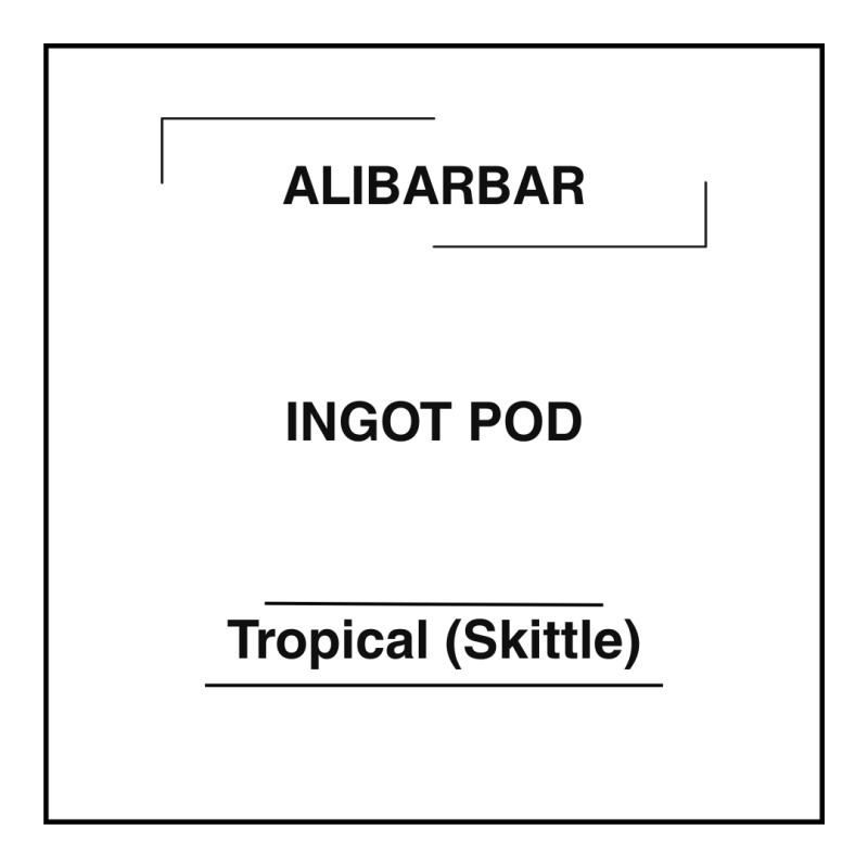 Alibarbar Ingot 15K Pod Tropical (Skittle)