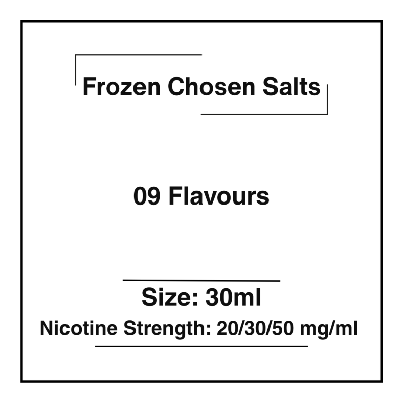 Frozen Chosen Salts