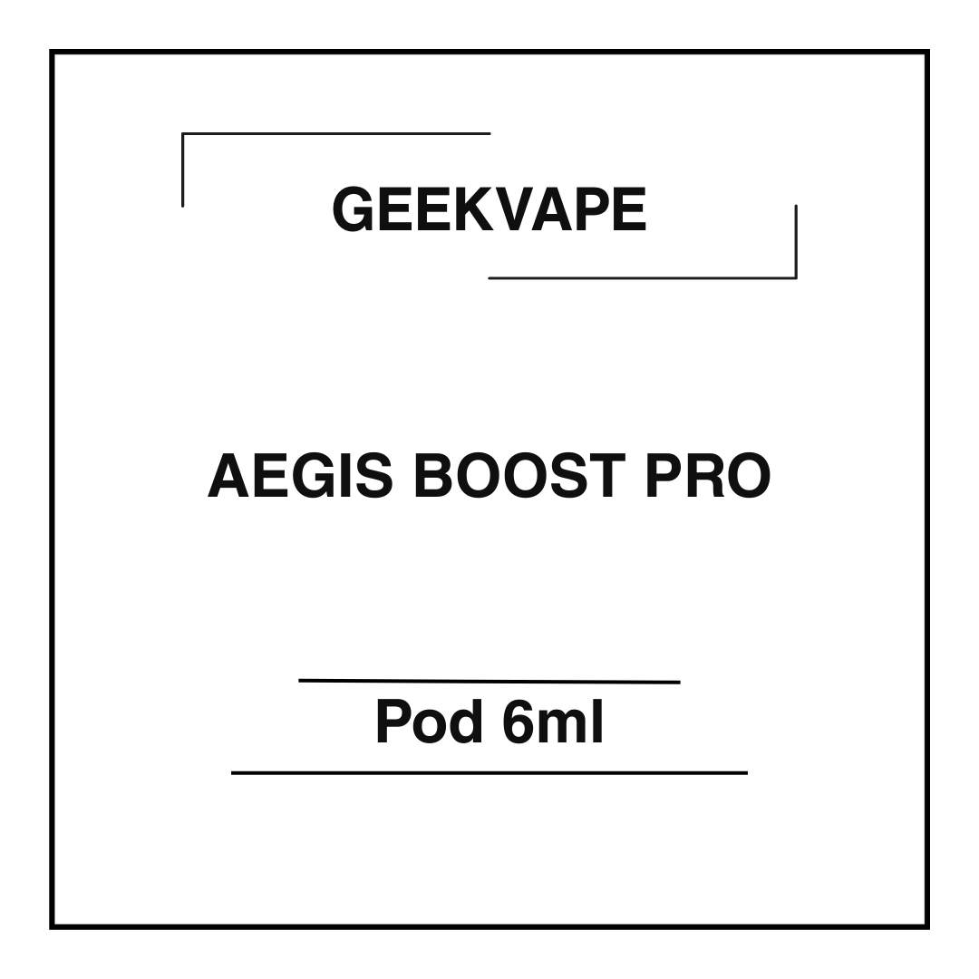 Geekvape Aegis Boost Pro Pod 6Ml (2 Pods) 3 geekvape aegis boost pro pod 6ml (2 pods)