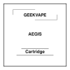 Geekvape Aegis Cartridge (2 Pods) 2 geekvape aegis cartridge (2 pods)
