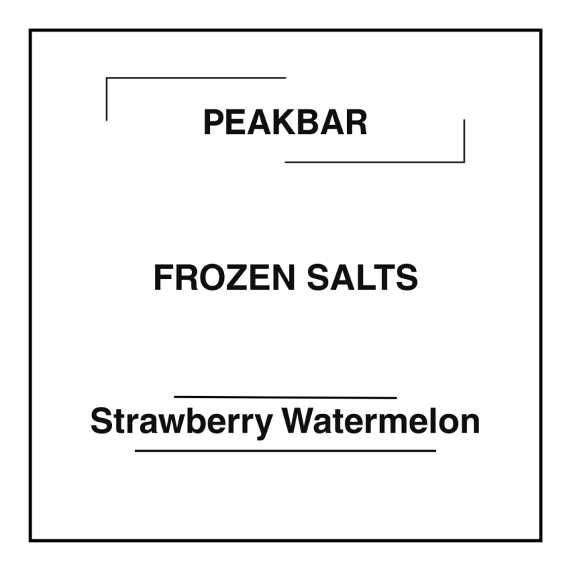 Peakbar Frozen Salts Strawberry Watermelon-20mg