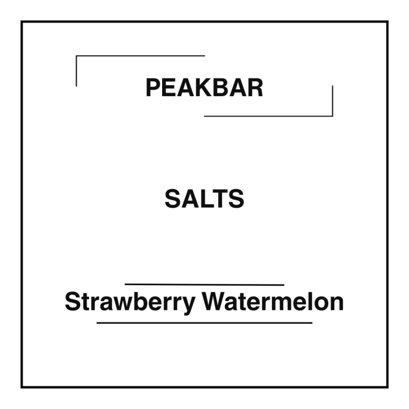 Peakbar Salts Strawberry Watermelon-20mg