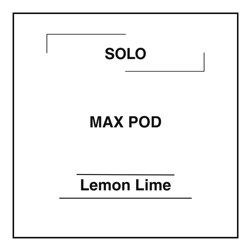 Solo MAX 16k Pod Lemon Lime