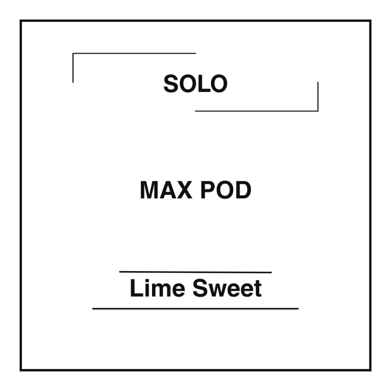 Solo MAX 16k Pod Lime Sweet
