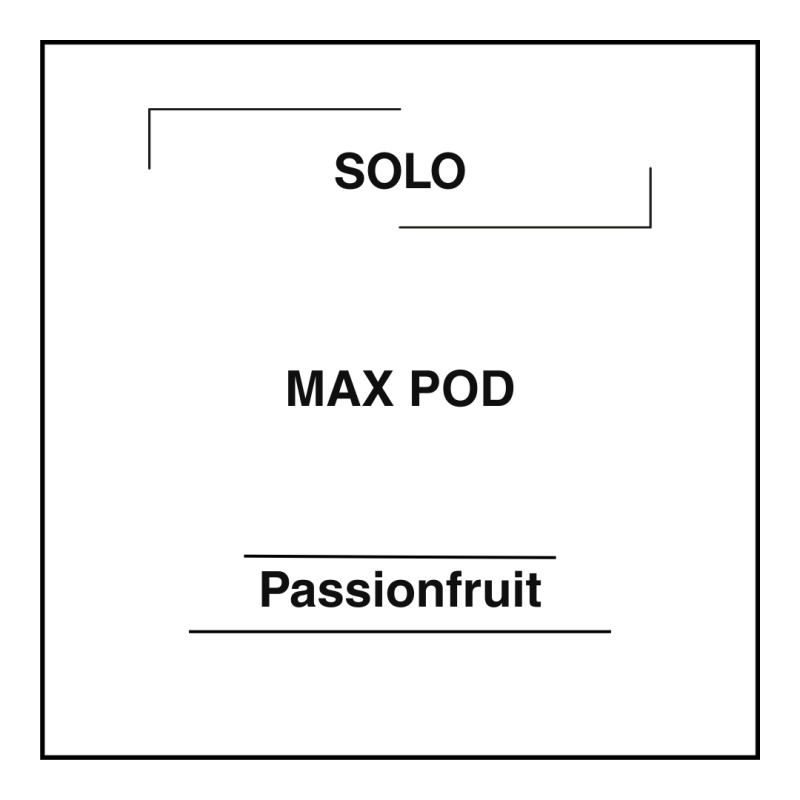 Solo MAX 16k Pod Passionfruit-Pineapple