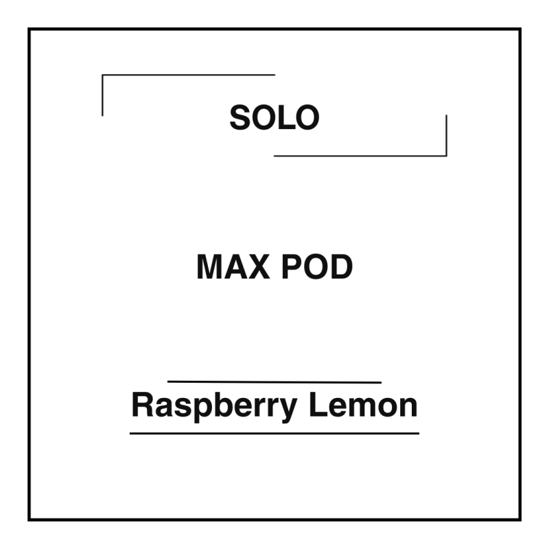 Solo MAX 16k Pod Raspberry Lemon