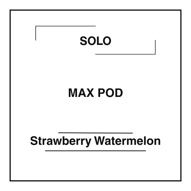 Solo MAX 16k Pod Strawberry Watermelon