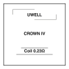 uwell crown iv coil 0.23ω (4 pcs)