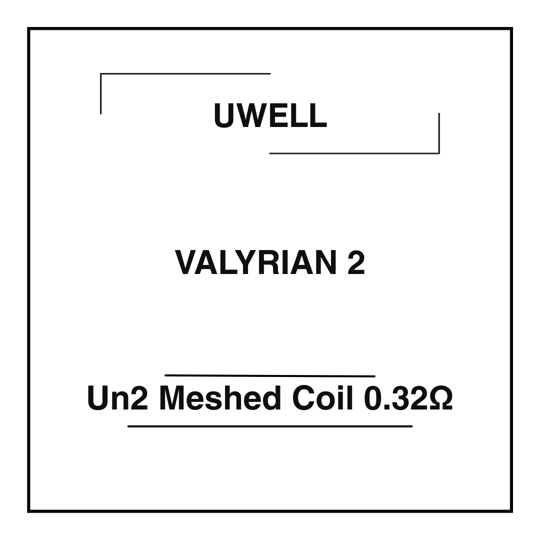 Uwell Valyrian 2 Un2 Meshed Coil 0.32Ω (2 Pcs) 3 uwell valyrian 2 un2 meshed coil 0.32ω (2 pcs)