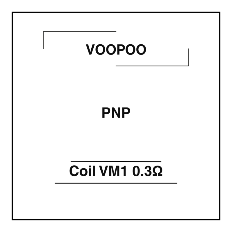VOOPOO PnP Replacement Coil VM1 0.3Ω (Single)