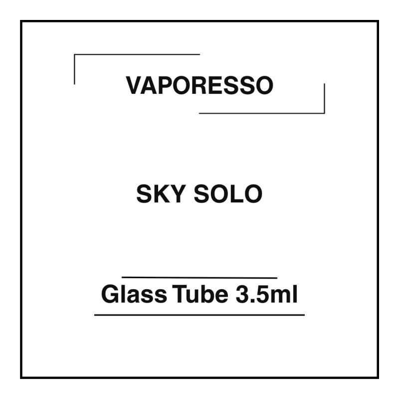 Vaporesso Sky Solo Replacement Glass Tube 3.5ml