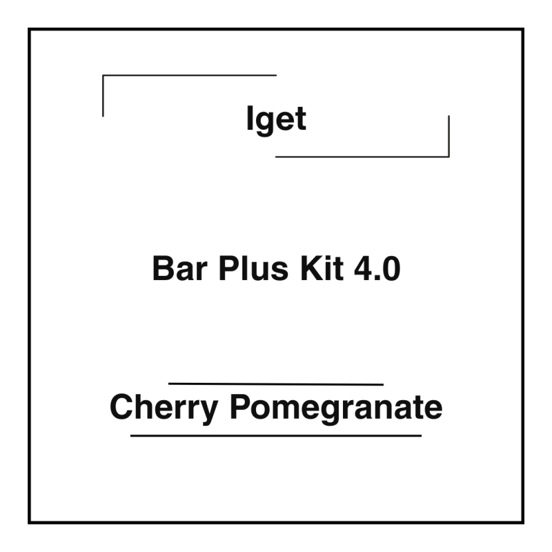 Iget Bar Plus Kit 4.0 Cherry Pomegranate