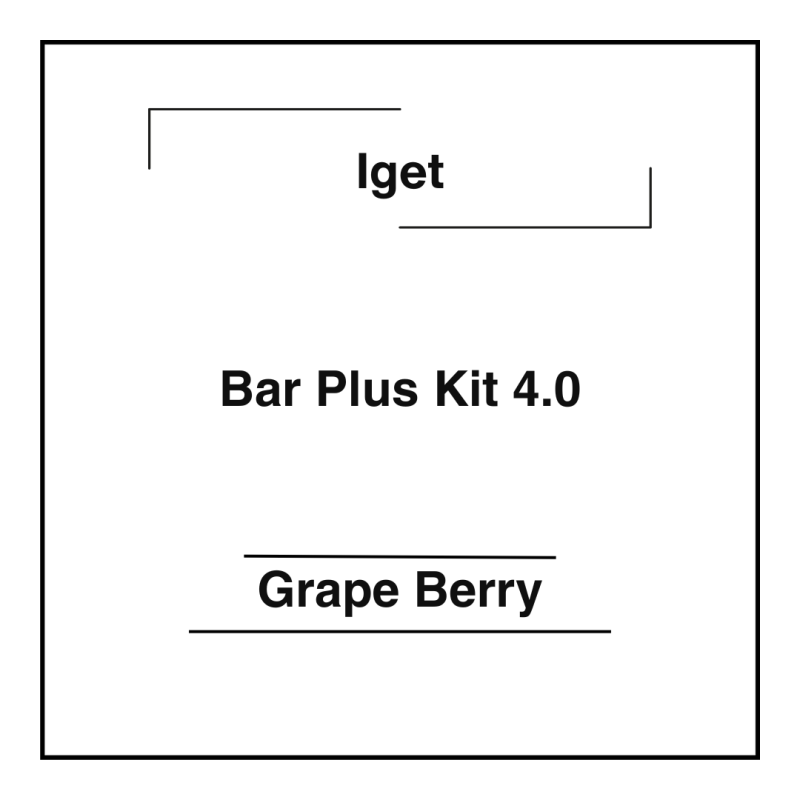 Iget Bar Plus Kit 4.0 Grape Berry
