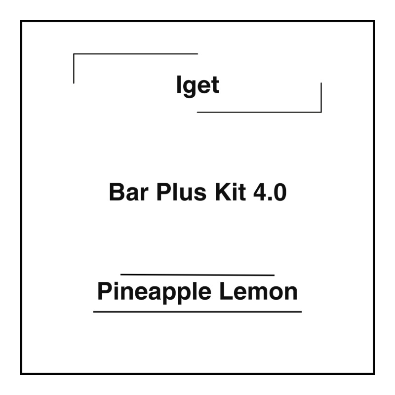 Iget Bar Plus Kit 4.0 Pineapple Lemon