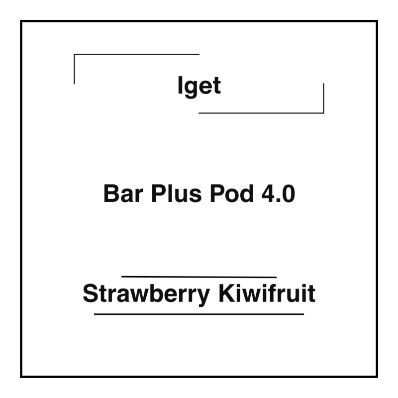 Iget Bar Plus Pod 4.0 Strawberry Kiwifruit