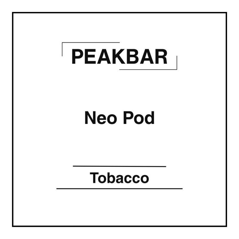 Peakbar Neo Pod Tobacco
