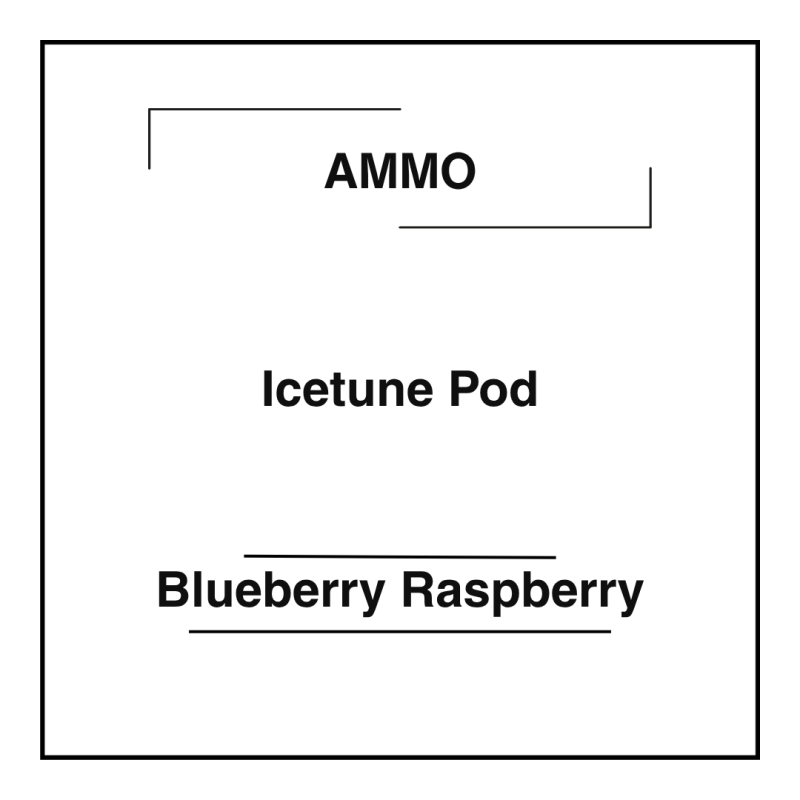 Ammo Icetune Pod Blueberry Raspberry