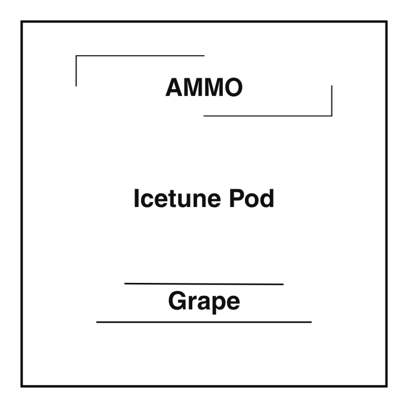 Ammo Icetune Pod Grape Peach