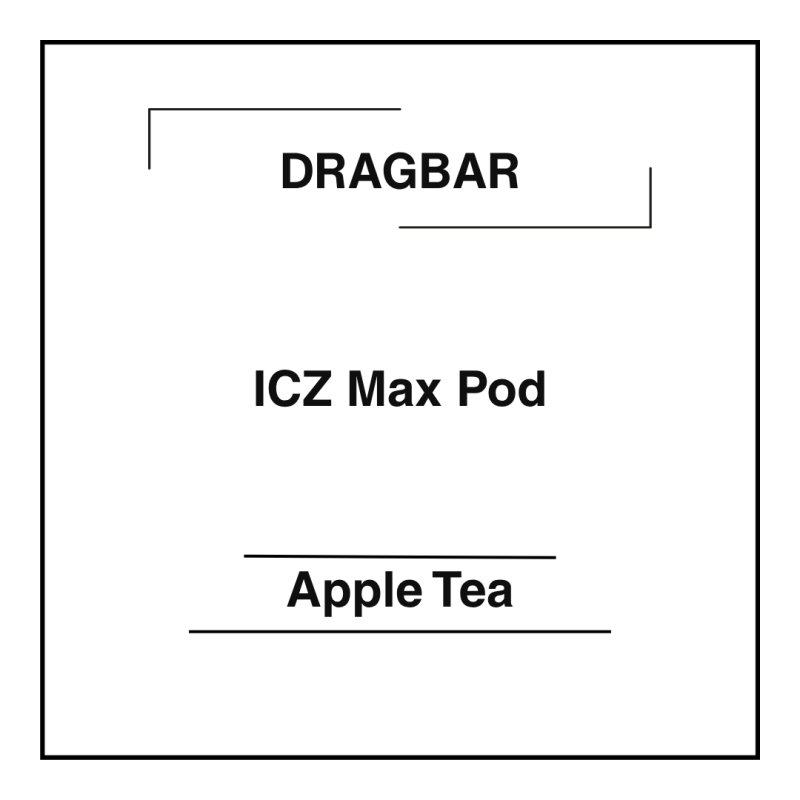 Dragbar ICZ Max Pod Apple Tea