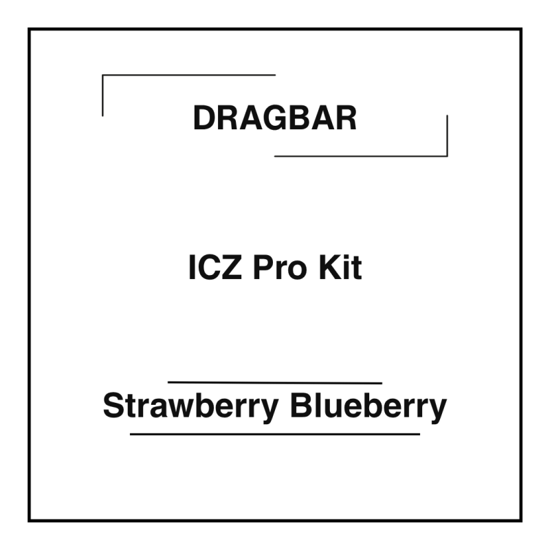Dragbar ICZ Pro Kit Strawberry Blueberry