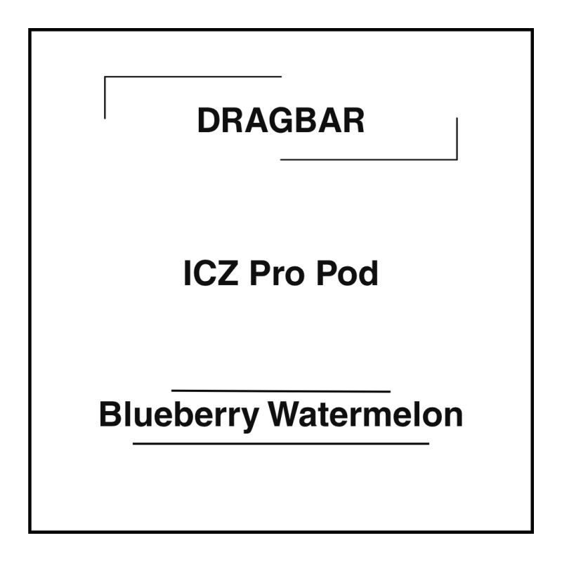 Dragbar ICZ Pro Pod Blueberry Raspberry