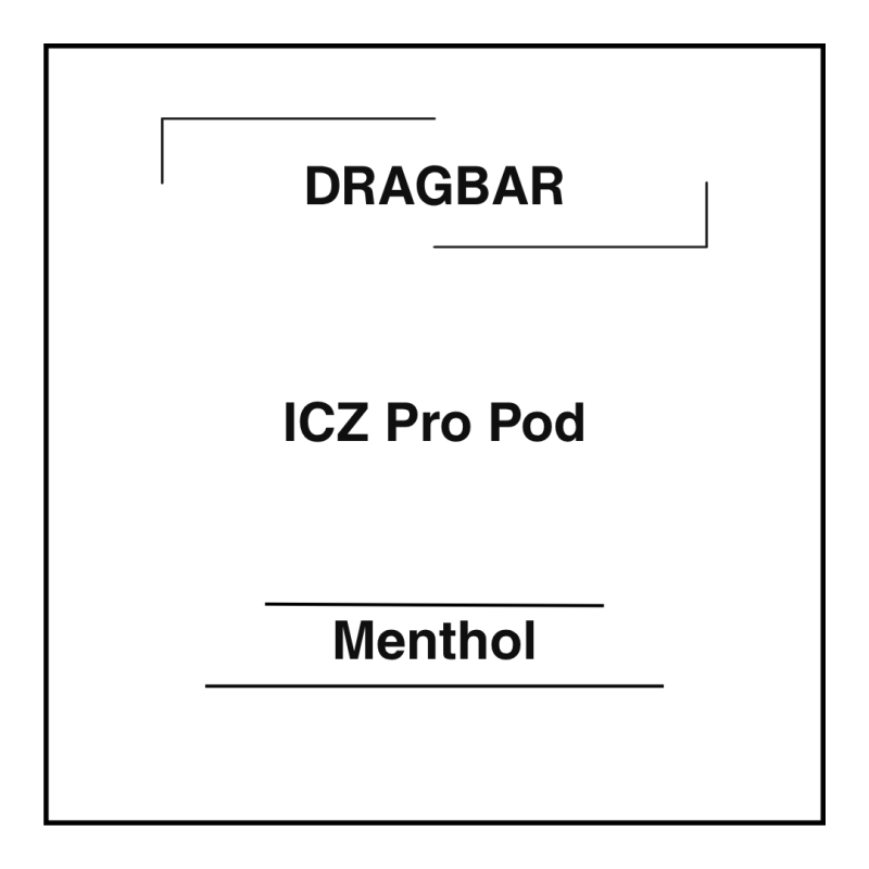 Dragbar ICZ Pro Pod Menthol