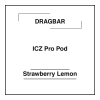 dragbar icz pro pod strawberry lemon