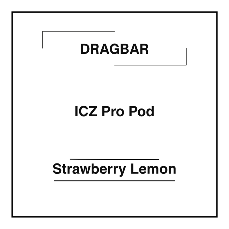 Dragbar ICZ Pro Pod Strawberry Lemon