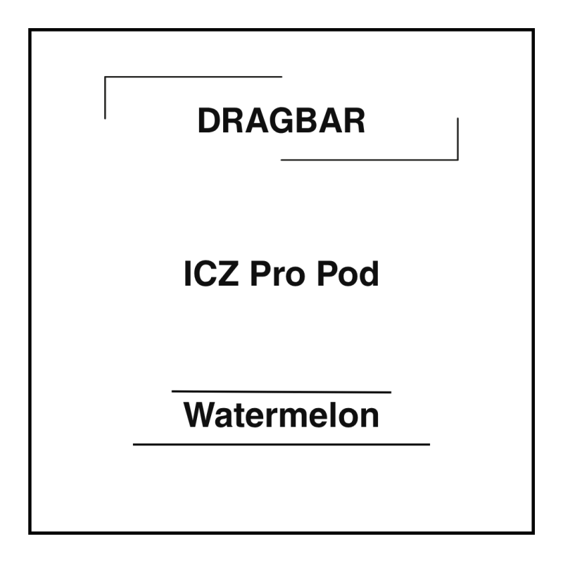 Dragbar ICZ Pro Pod Watermelon