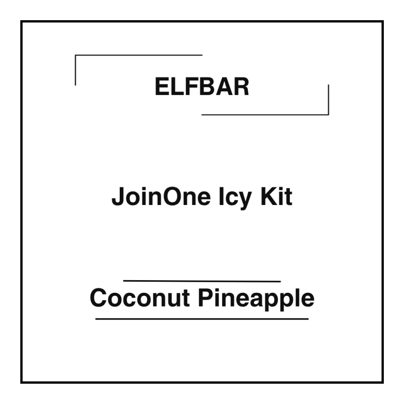 Elfbar JoinOne Icy Kit Intense Edition Coconut Pineapple