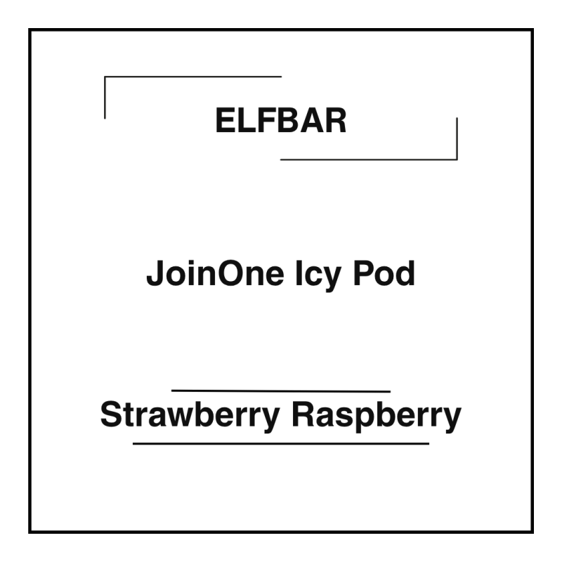 Elfbar JoinOne Icy Pod Strawberry Raspberry