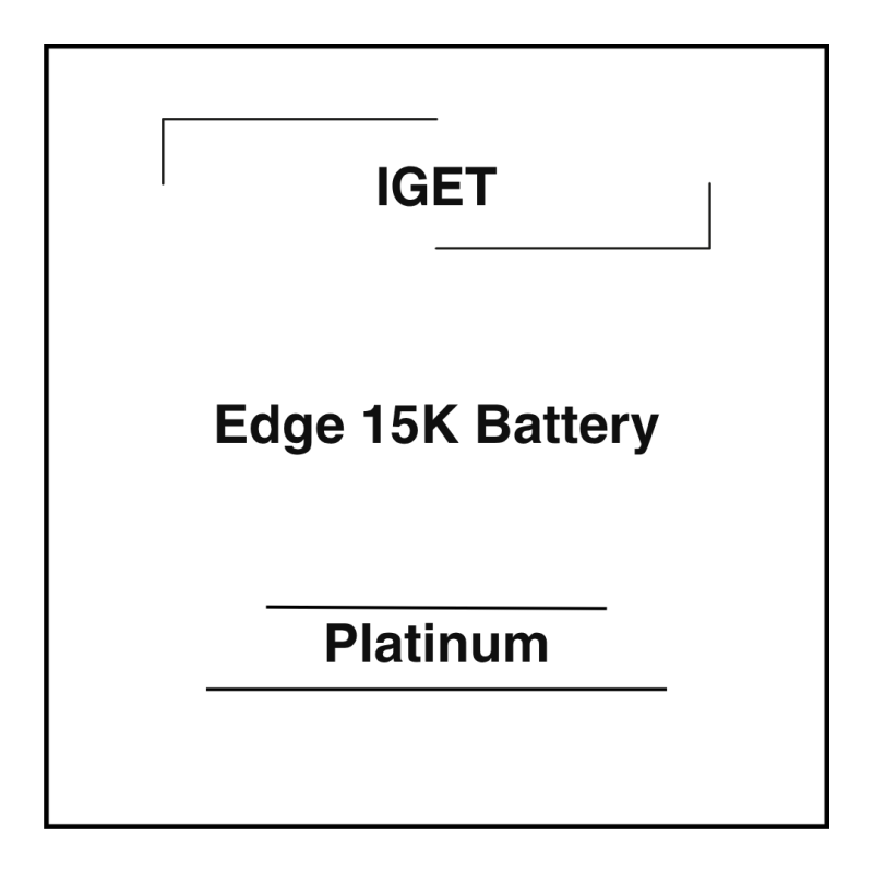 Iget Edge 15K Battery Platinum