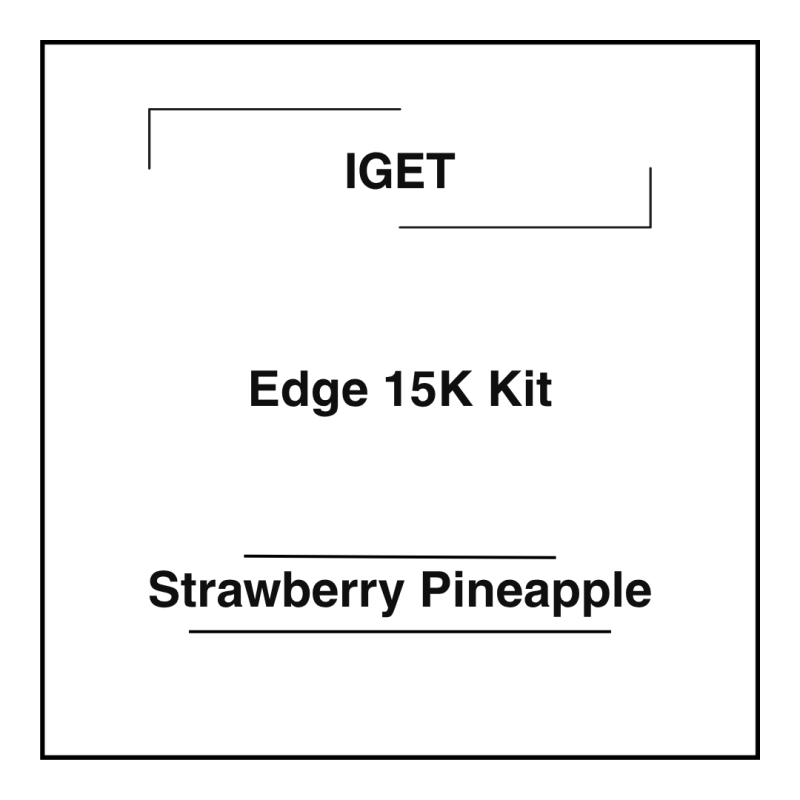 Iget Edge 15K Kit Strawberry Pineapple