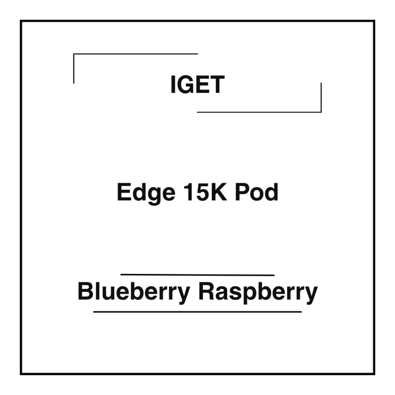 Iget Edge 15K Pod Blueberry Raspberry