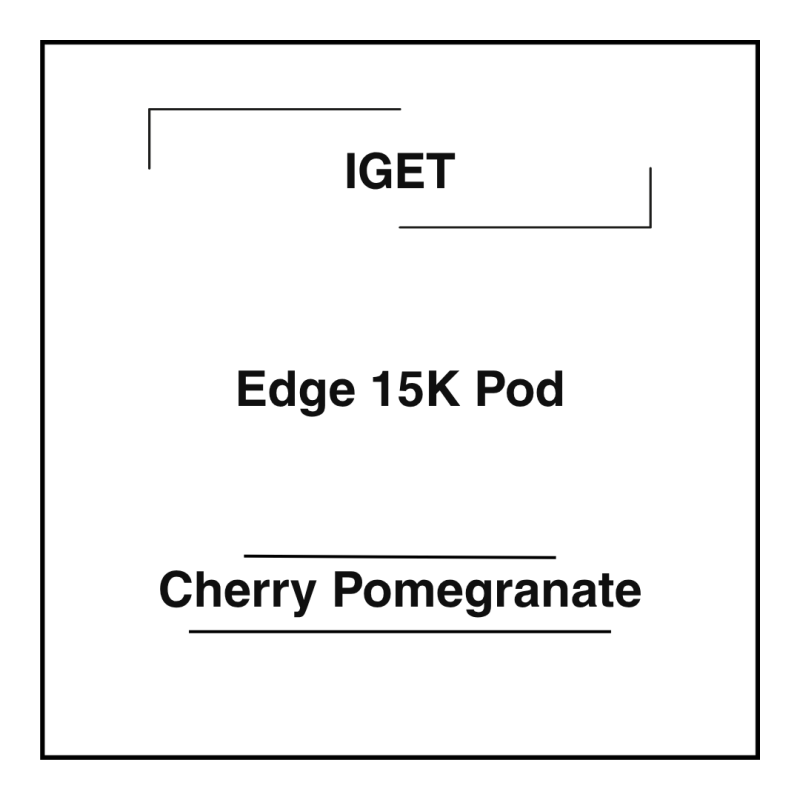 Iget Edge 15K Pod Cherry Pomegranate