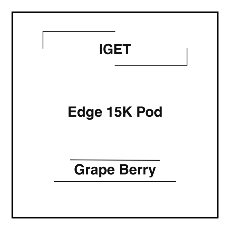 Iget Edge 15K Pod Grape Berry