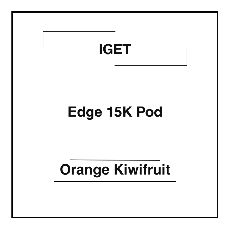 Iget Edge 15K Pod Orange Kiwifruit