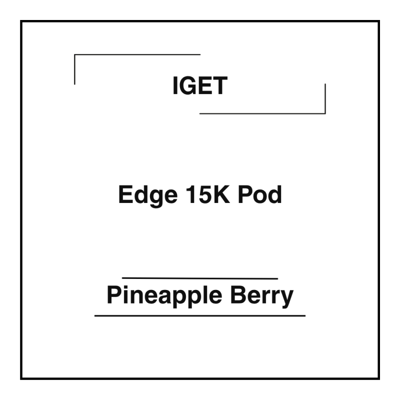 Iget Edge 15K Pod Pineapple Berry