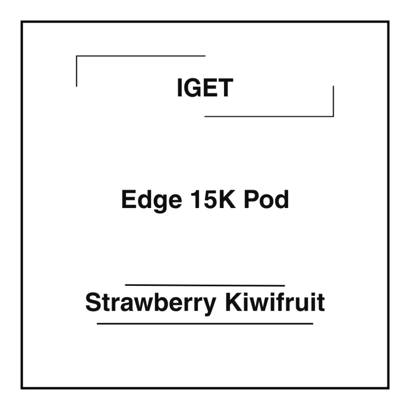 Iget Edge 15K Pod Strawberry Kiwifruit