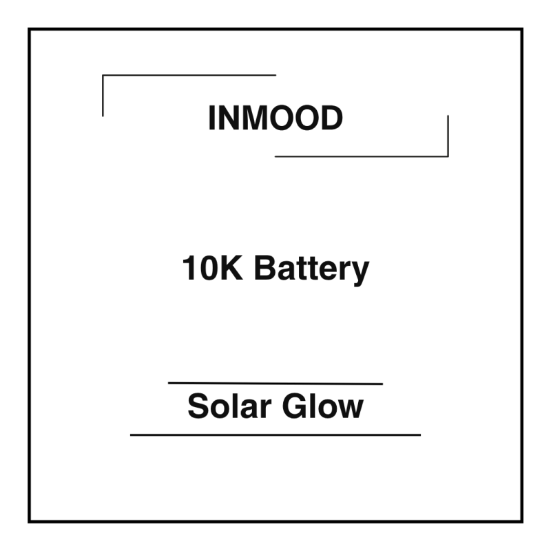 Inmood Battery 10K Solar Glow
