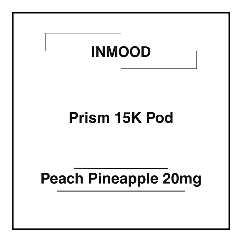 Inmood Prism 15K Pod Peach Pineapple 20mg