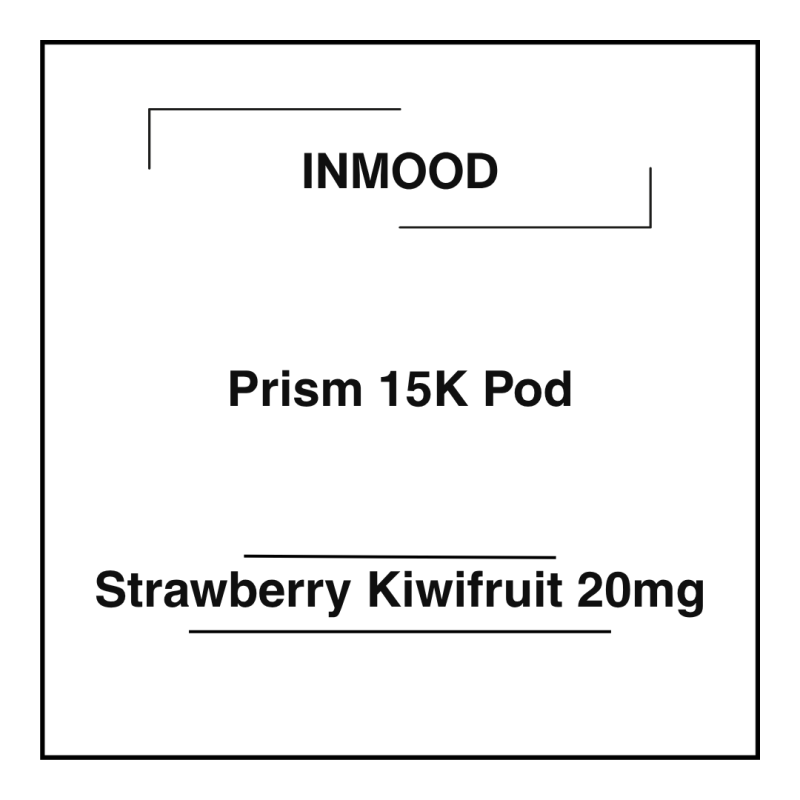 Inmood Prism 15K Pod Strawberry Kiwifruit 20mg