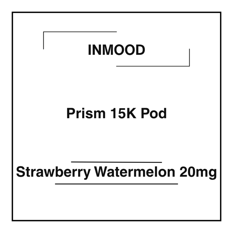 Inmood Prism 15K Pod Strawberry Watermelon 20mg